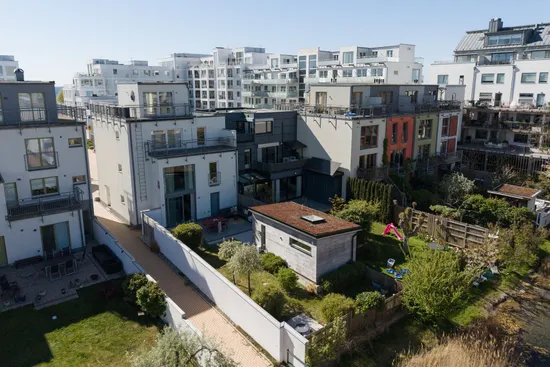 Villa, Radhus, Kompassgatan 12, Västra Hamnen, Malmö