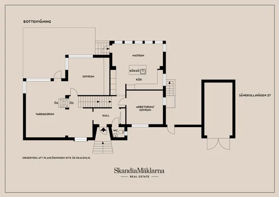 Villa, Sånekullavägen 27, Bellevue Västervång, Malmö