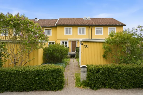Villa, Radhus, Noreens väg 50, Flogsta, Uppsala