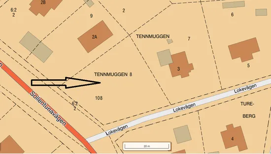 Tomt, Sollentunavägen 108, Sollentuna
