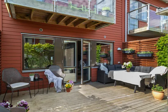 Radhus, Björkrisvägen 10, Björkris, Kungsbacka