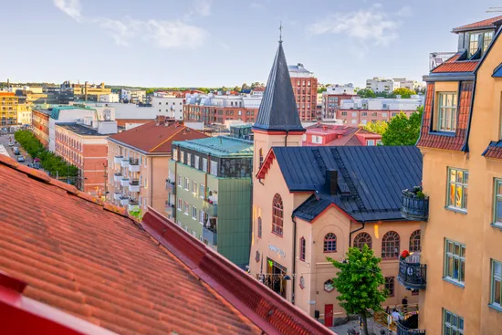 Bostadsrätt, Esplanaden 18, VINDSVÅNING VÅN 5/5, Centrala Sundbyberg, Sundbyberg
