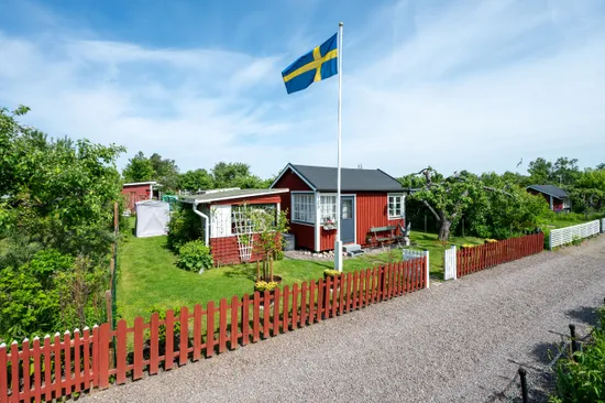 Fritidshus, Ådala Koloniområde nr. 123 (Rosenvägen 123), Johannelund, Linköping