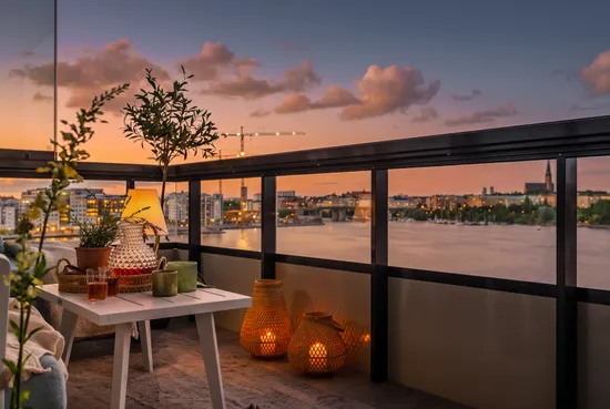 Bostadsrätt, Sjövikskajen 70, högst upp!, Liljeholmskajen, Stockholm