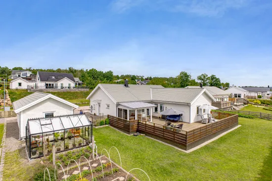 Villa, Sportvägen 4, Skrea/Mannabergs sydsluttning, Falkenberg