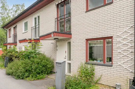 Villa, Radhus, Tetorpsvägen 34, Centralt Väsby, Upplands Väsby