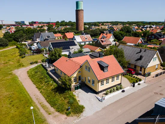 Villa, Frihamnsgatan 22, Höganäs hamnområdet, Höganäs