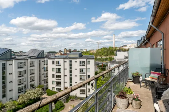 Bostadsrätt, Lugnets Allé 67, Takterrass, Hammarby Sjöstad, Stockholm