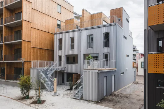 Radhus, Hannes Alfvéns gata 4B, Vallastaden, Linköping