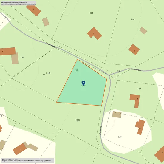 Tomt, Stenviksvägen 6B, Norrtälje
