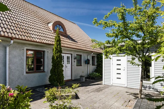 Radhus, Bergströms väg 28, Hjärup/Bergströmshusen, Staffanstorp