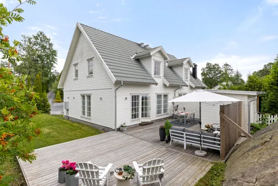 Radhus, Bokvägen 5G, Fornudden-Persudde, Tyresö