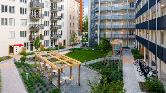 Bostadsrätt, Gaffelseglet 20, uteplats 10 kvm, Vega, Haninge