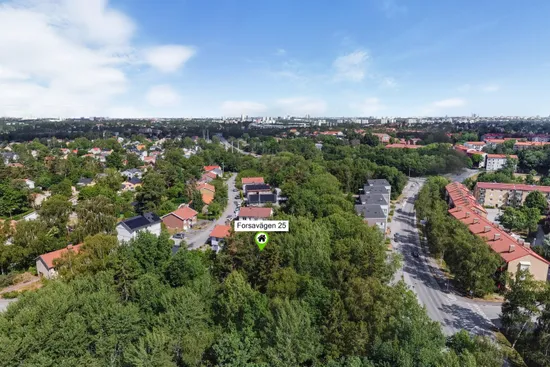 Villa, Forsavägen 25, Örby, Stockholm