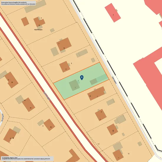 Villa, Djäknegatan 9, Hagalund, Borlänge