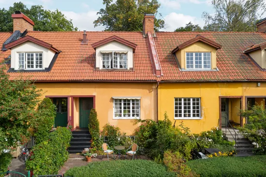 Radhus, Canadastigen 33, Kyrkviken, Lidingö