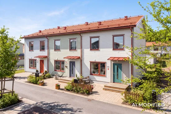 Radhus, Krokebäcksvägen 50, Kareby Äng, Kungälv