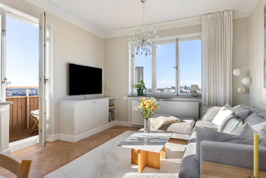 Bostadsrätt, John Bergs Plan 2, högst upp!, Kungsholmen, Stockholm