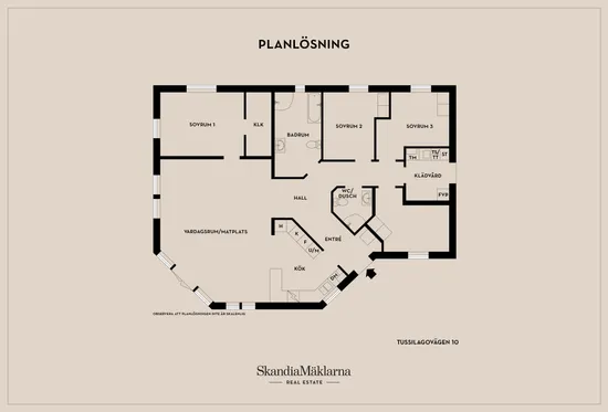 Villa, Tussilagovägen 10, Hyllinge, Åstorp