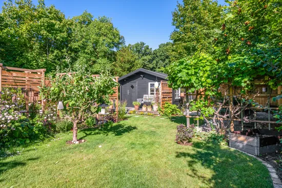 Fritidshus, Rådmansgatan 15 - kolonistuga nr 62 i koloniområdet Haga, Jutahusen, Lund