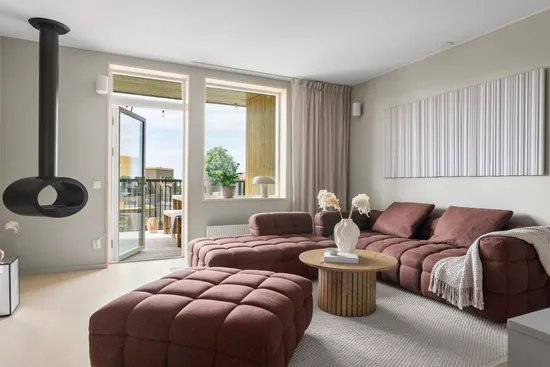 Bostadsrätt, Kyrkogårdsvägen 3C, Centrum, Varberg