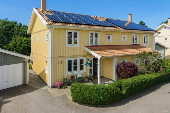 Radhus, Eklanda skog 119, Eklanda, Mölndal