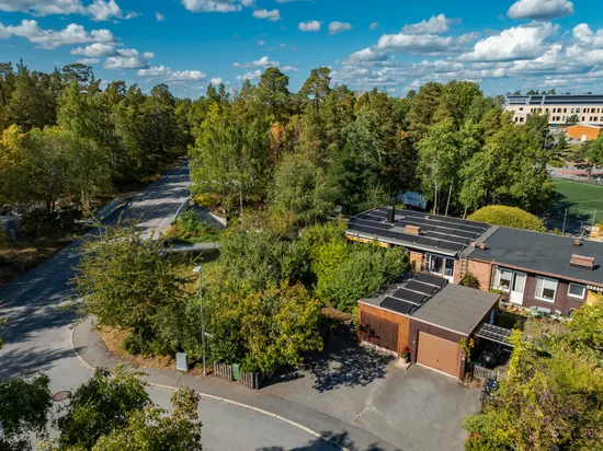 Radhus, Yxvägen 1, Rudboda, Lidingö