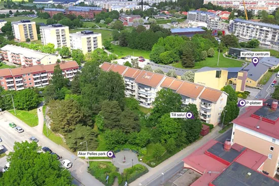 Bostadsrätt, Skolvägen 7A, Åkersberga Centrum, Österåker
