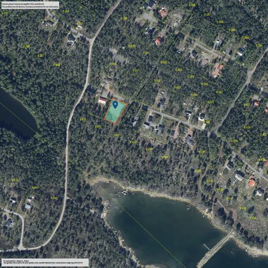 Tomt, Dragösstigen 11, Långvinds fritidsområde, Hudiksvall
