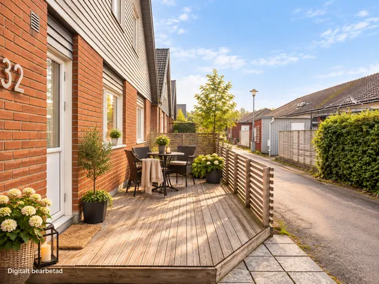 Villa, Kornhills Södergränd 32, Vallås, Halmstad