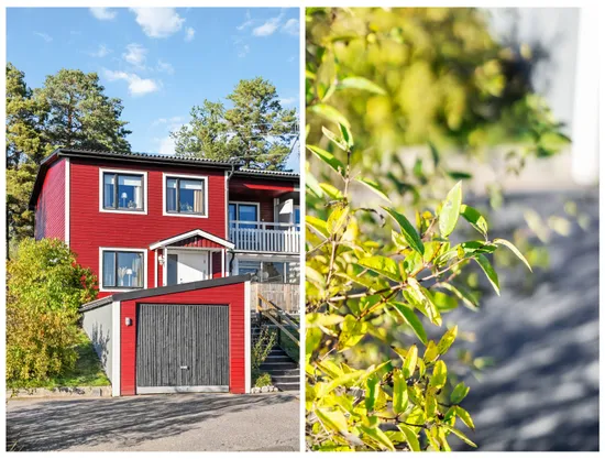 Radhus, Logevägen 1, Klockarberget, Sundsvall