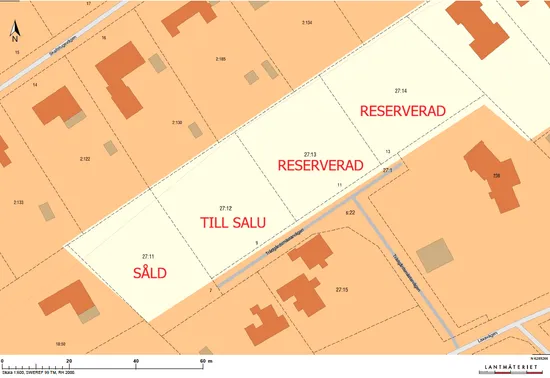 Tomt, Trädgårdsmästarvägen 13, Haverdal, Halmstad