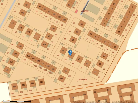Radhus, Ängsgårdsvägen 47, Vallås, Halmstad