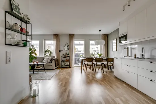 Bostadsrätt, Wilhelm Kåges gata 106, Porslinskvarteren, Gustavsbergs Hamn, Värmdö