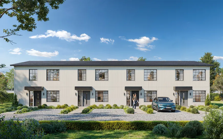 Villa, Radhus, Banvallsvägen 8B, Gamla Uppsala, Uppsala