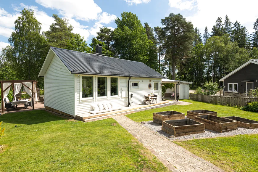Villa, Storebyn 9, Viareds sommarstad, Borås