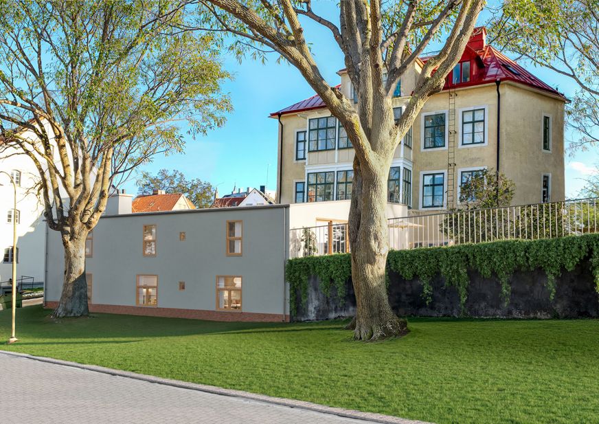 Tomt, Slottsbacken 5, Visby