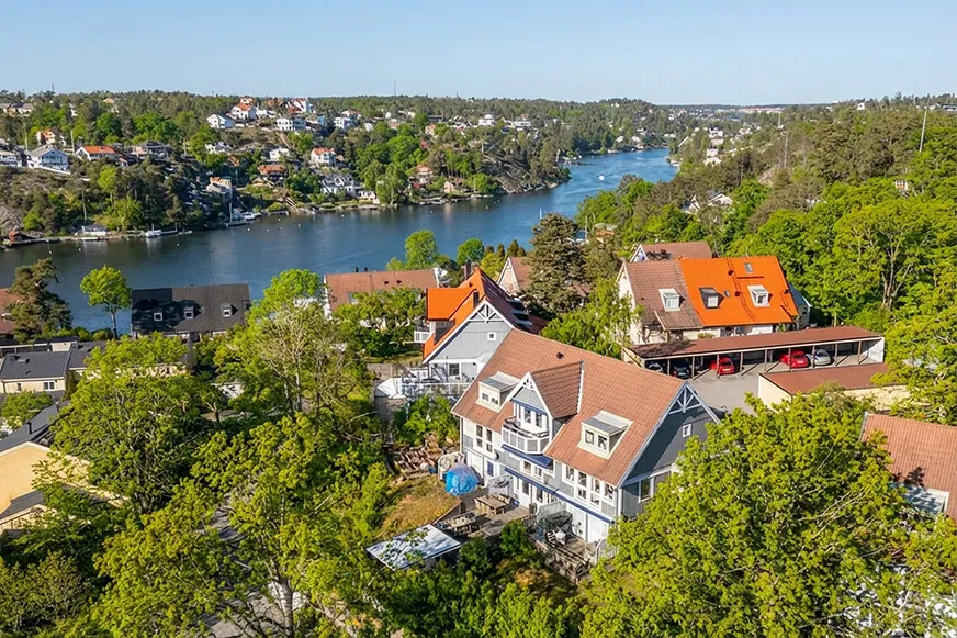 Villa, Radhus, Elinshillsvägen 13, Björknäs, Nacka