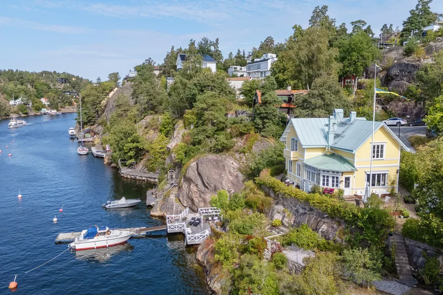 Villa, Björknäs strandpromenad 2, Lilla Björknäs, Nacka